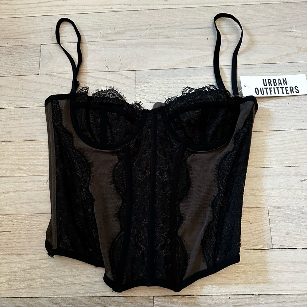 Urban outfitters lace corset top